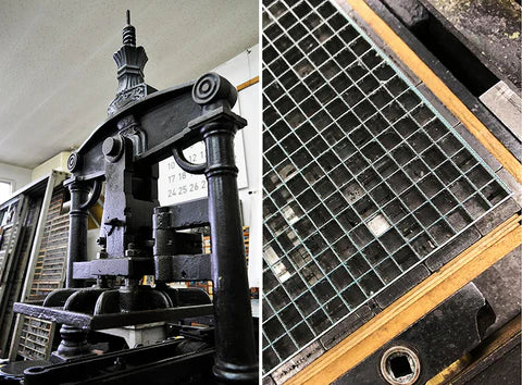 Attaché - Letterpress Printed Memopad - Notizblock