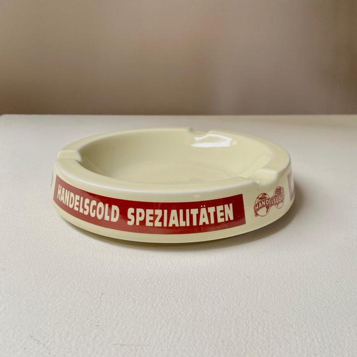 Vintage porcelain ashtray "Handelsgold Specialties"