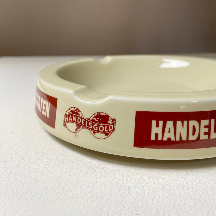 Vintage porcelain ashtray "Handelsgold Specialties"