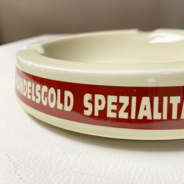 Vintage porcelain ashtray "Handelsgold Specialties"