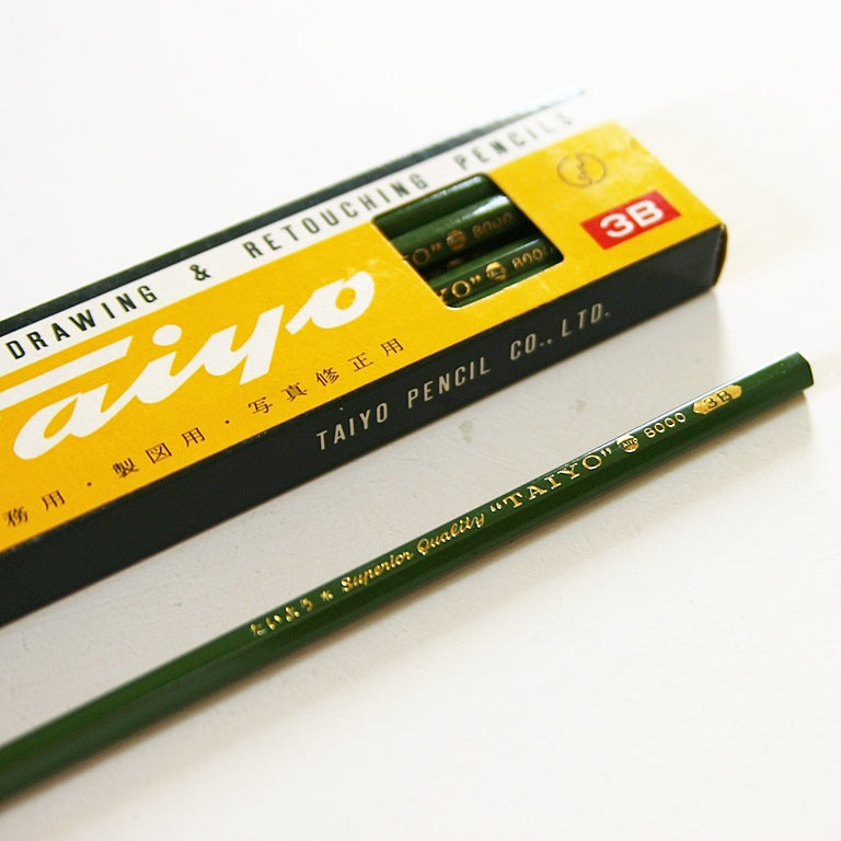 Taiyo 8000 3B – Set mit 12 Zeichenstiften (NOS)