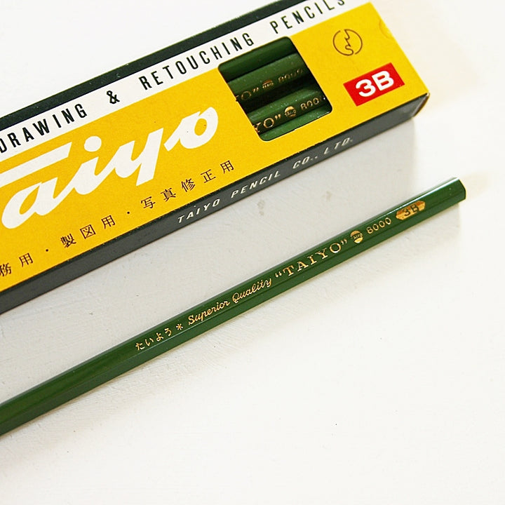 Taiyo 8000 3B – Set mit 12 Zeichenstiften (NOS)