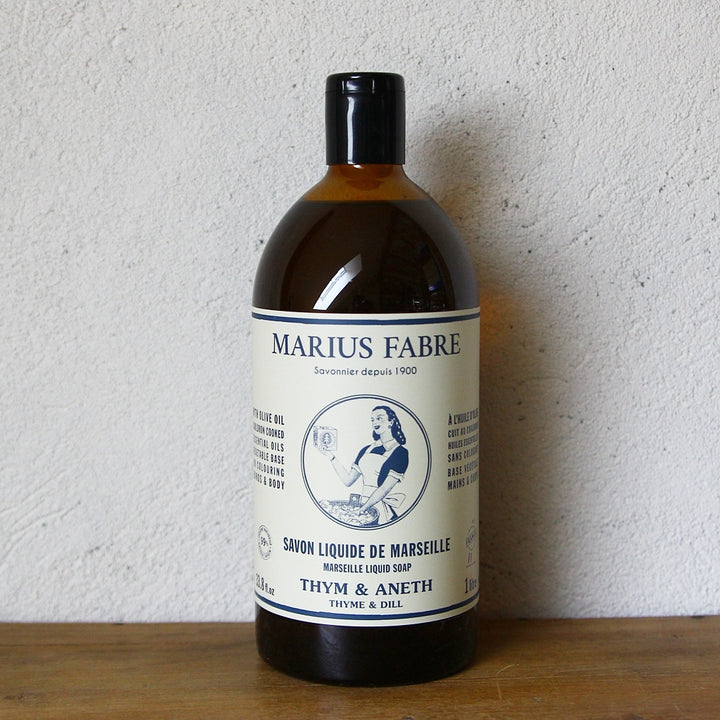 Marseille Liquid Soap Thyme & Dill 1 L