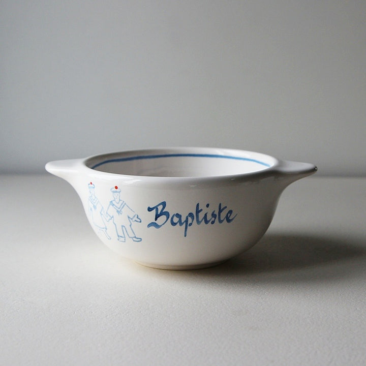 Bretonische Schale „Baptiste“ – Faïencerie de Pornic