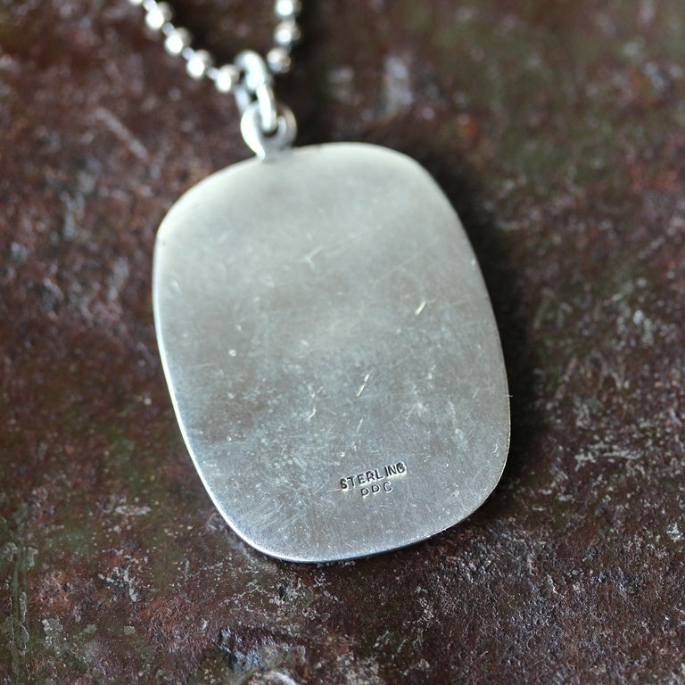 St. Christopher Anhänger - Sterling Silber mit Kugelkette