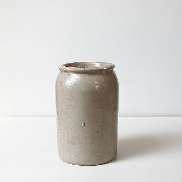 Französischer Steingut Vorratstopf mit Salzglasur – 1½ Liter