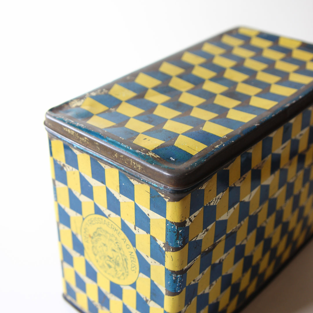 Blechdose „Remy's Reissstärke Marke Löwenkopf“ – 1920er–1930er Jahre