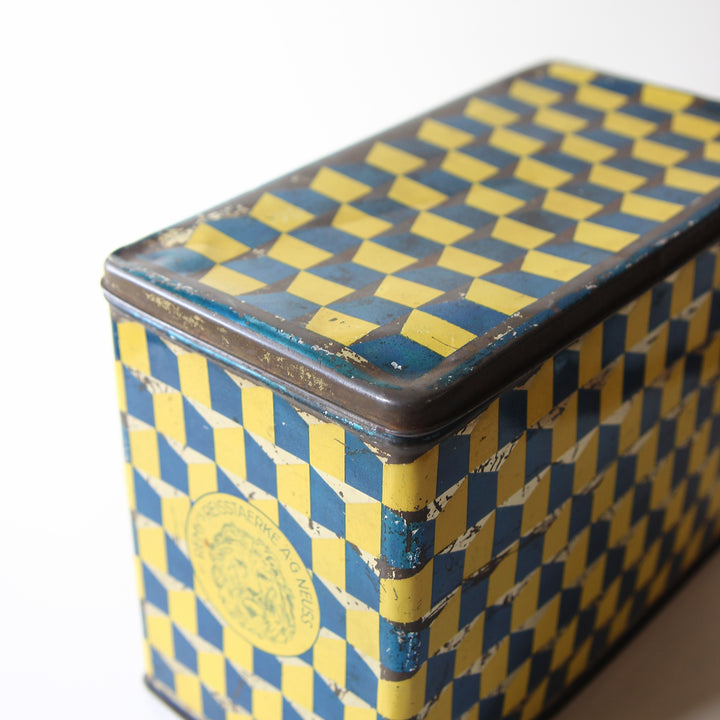 Blechdose „Remy's Reissstärke Marke Löwenkopf“ – 1920er–1930er Jahre