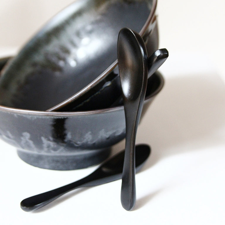 Wooden Spoon Black - Set of three