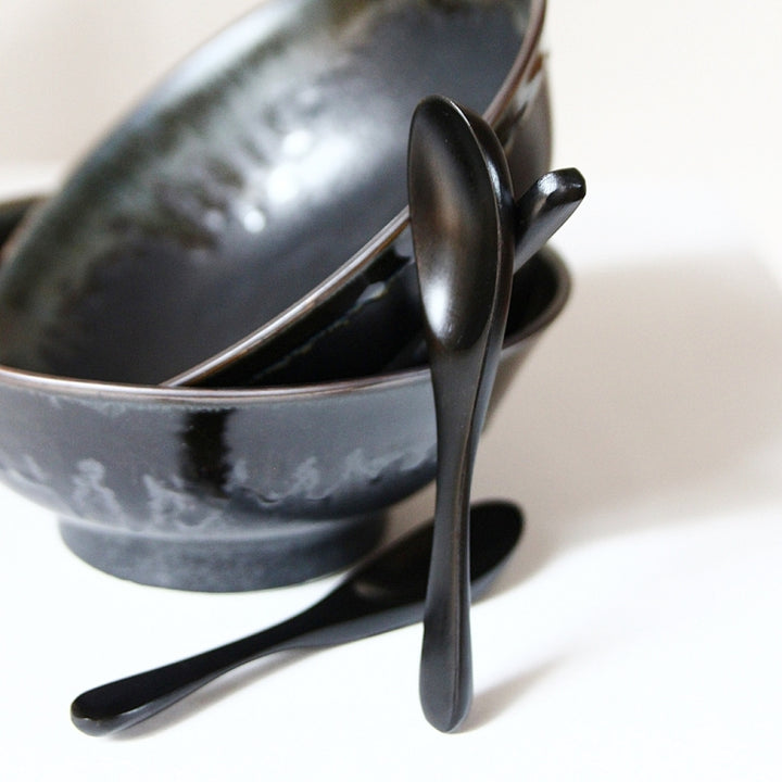 Wooden Spoon Black - Set of three