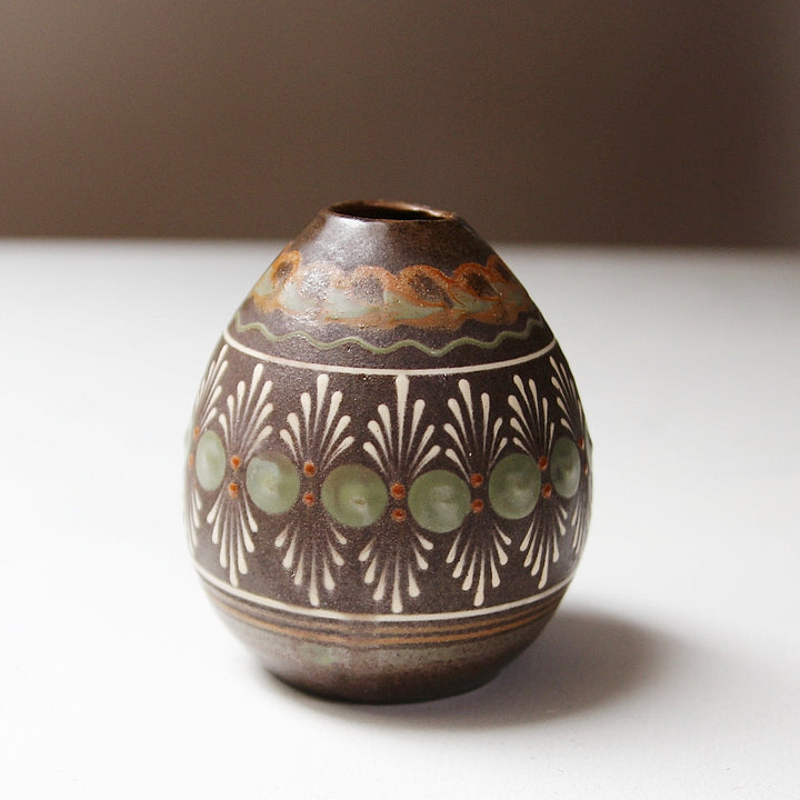 Studiokeramik-Vase von Tellehoff – 1960er/70er Jahre