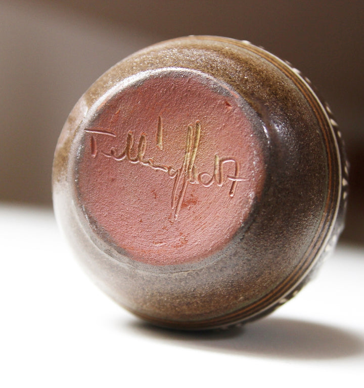 Studiokeramik-Vase von Tellehoff – 1960er/70er Jahre