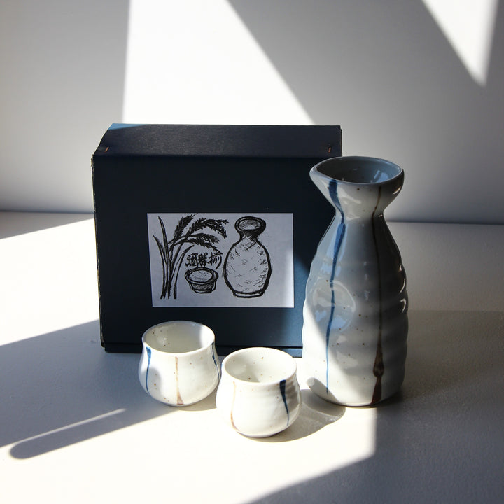 Saké‑Set Ligne Verticale