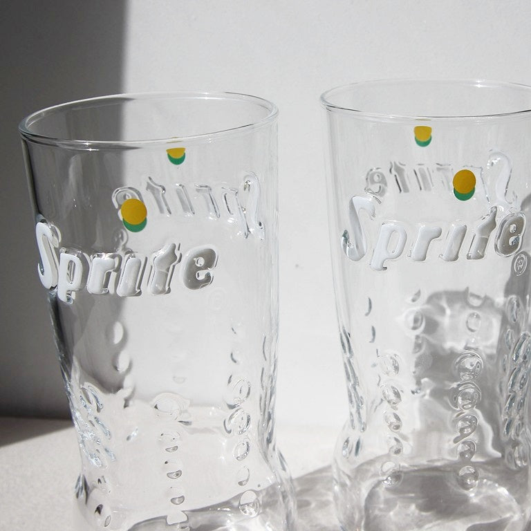 Sprite Manzanilla Krug mit 6 Gläsern – 1970er Jahre