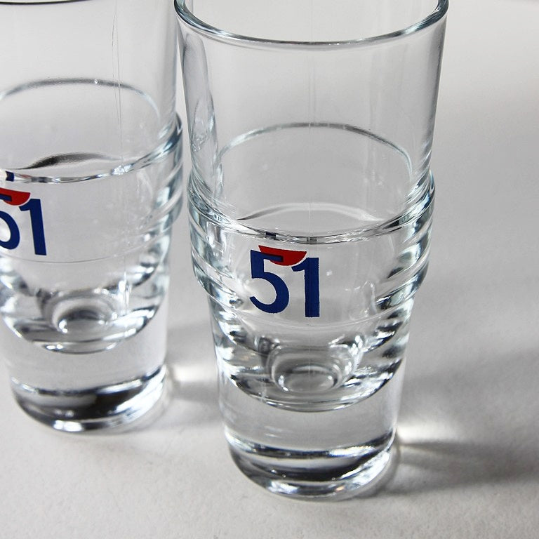 Pastis 51 Bistrogläser – 2er Set – 1970er Jahre