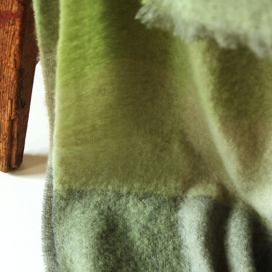Mohair Throw Sage Valley