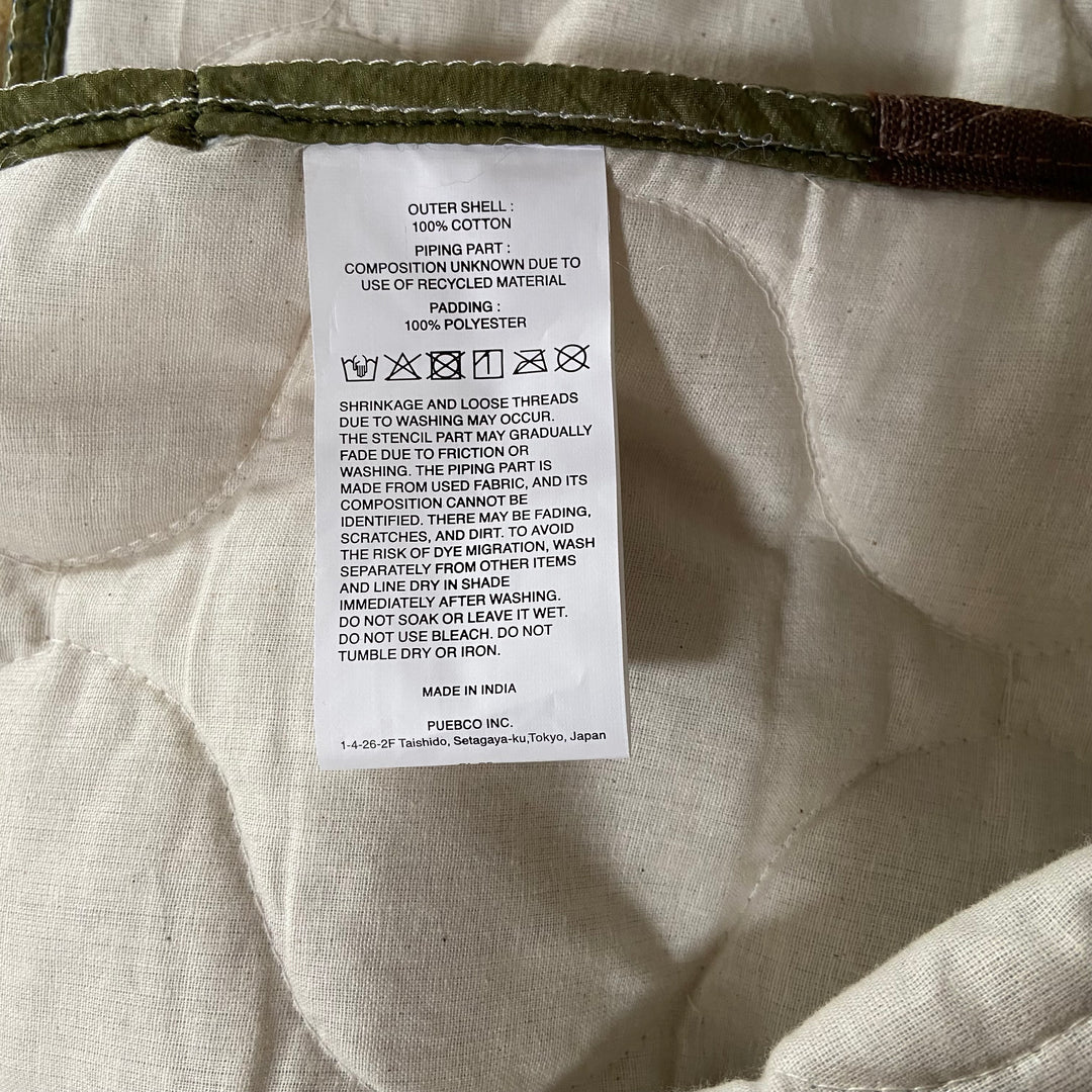 Vintage Parachute Line Quilted Blanket