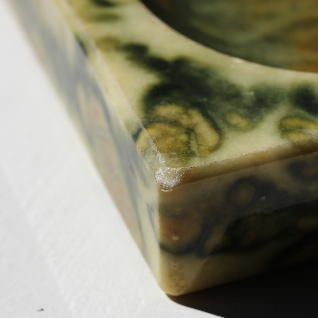Alabaster Aschenbecher – Italien, 1970er Jahre