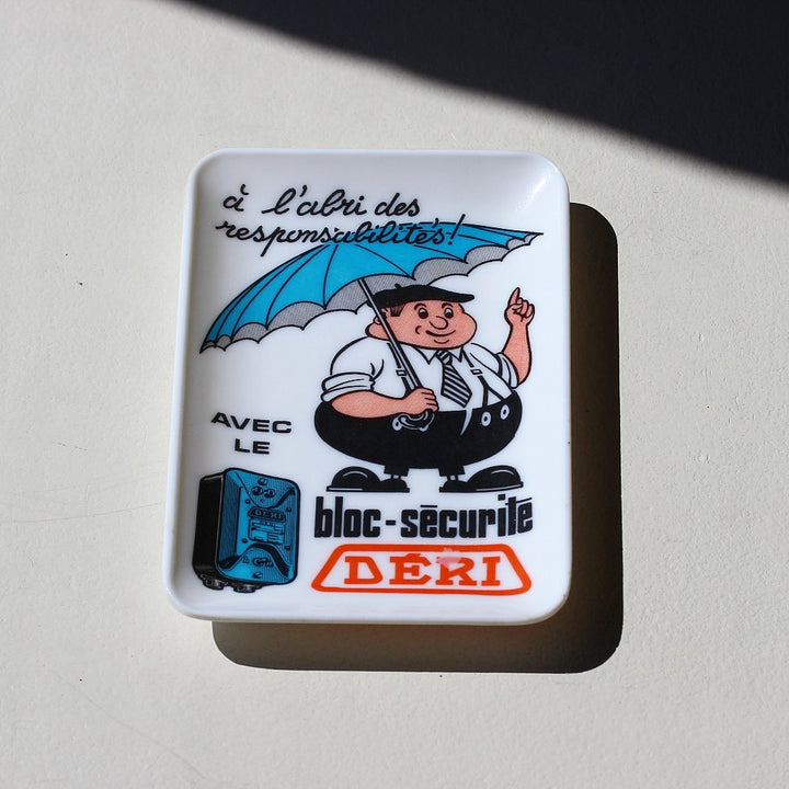 DERI Werbeschale von Plastorex – Frankreich, 1970er Jahre