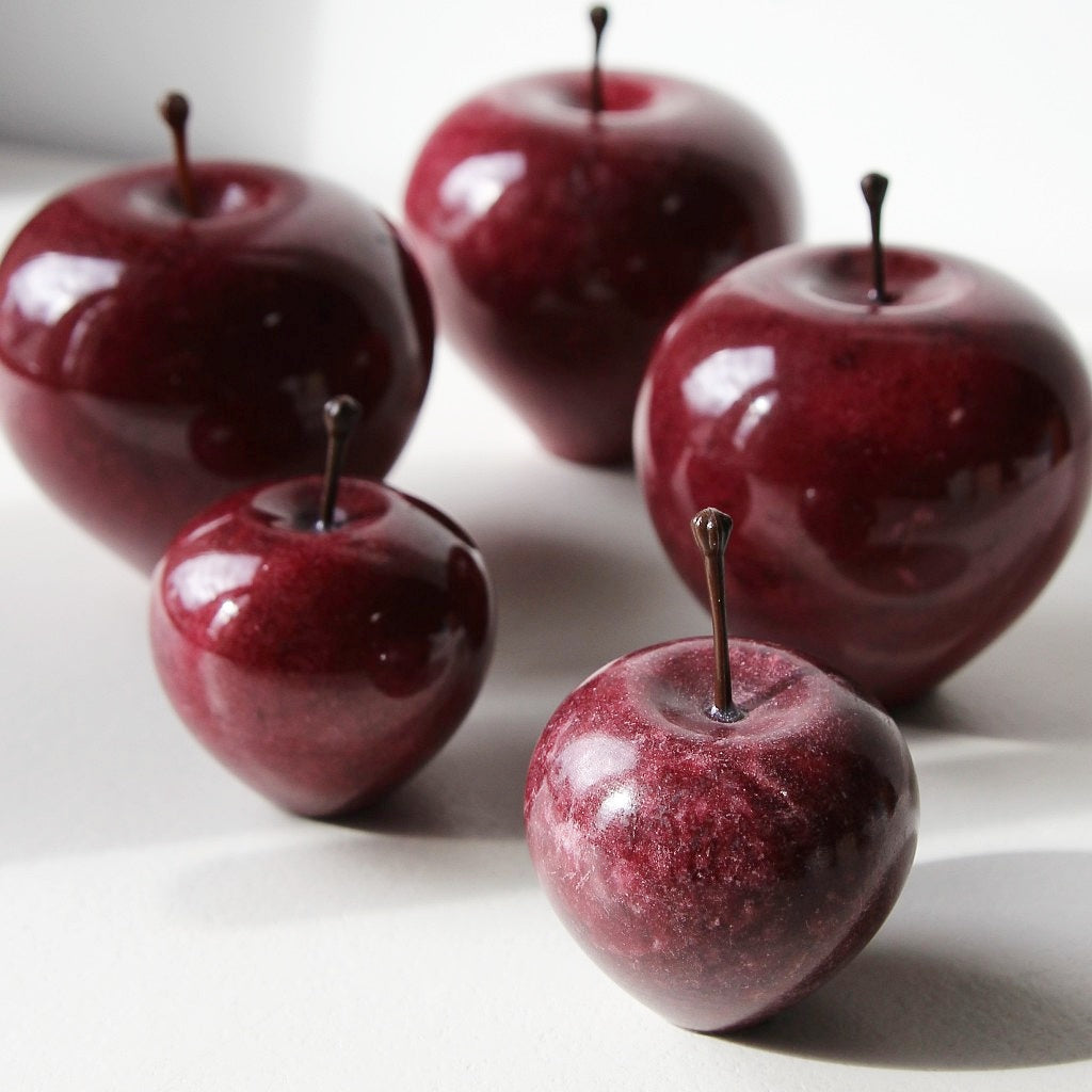 Marble Apple - Red