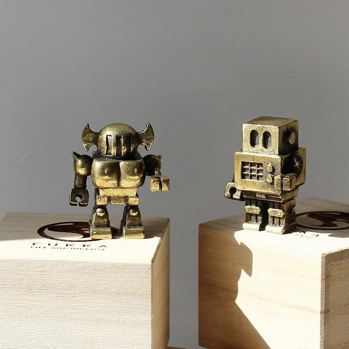 Robot Incence Holder - Brass