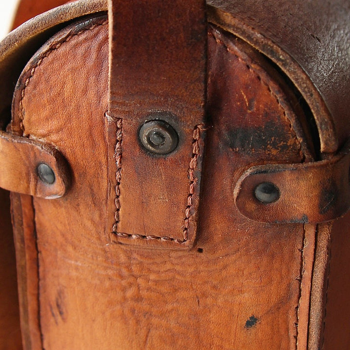 Französische PTT Briefträgertasche aus Leder – 1960er/70er Jahre