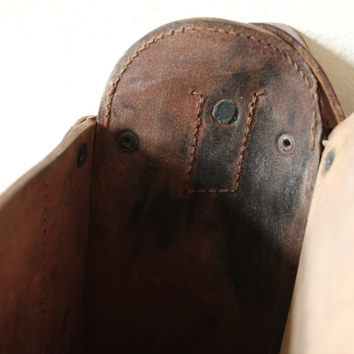 Französische PTT Briefträgertasche aus Leder – 1960er/70er Jahre