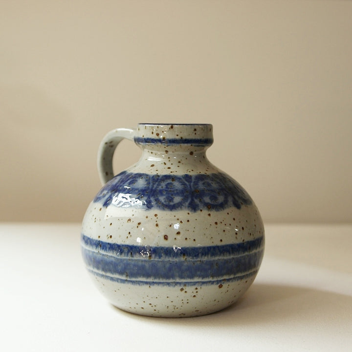 Vintage Keramikvase – Töpferei Massemühle Wagner, Deutschland (1960er–70er Jahre)