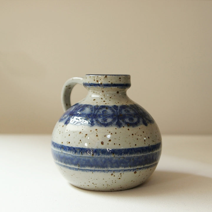 Vintage Keramikvase – Töpferei Massemühle Wagner, Deutschland (1960er–70er Jahre)