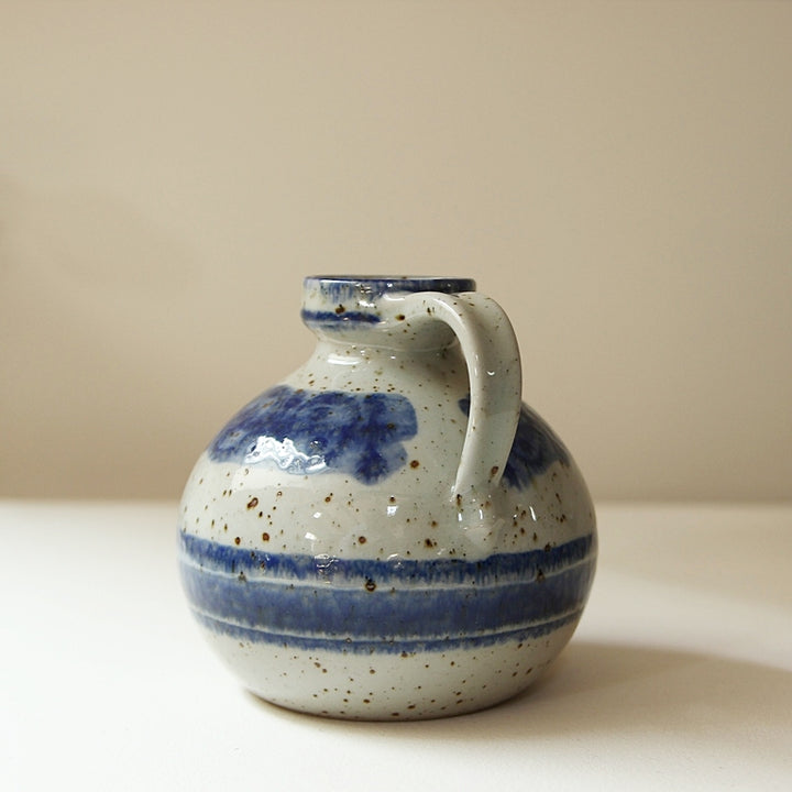 Vintage Keramikvase – Töpferei Massemühle Wagner, Deutschland (1960er–70er Jahre)