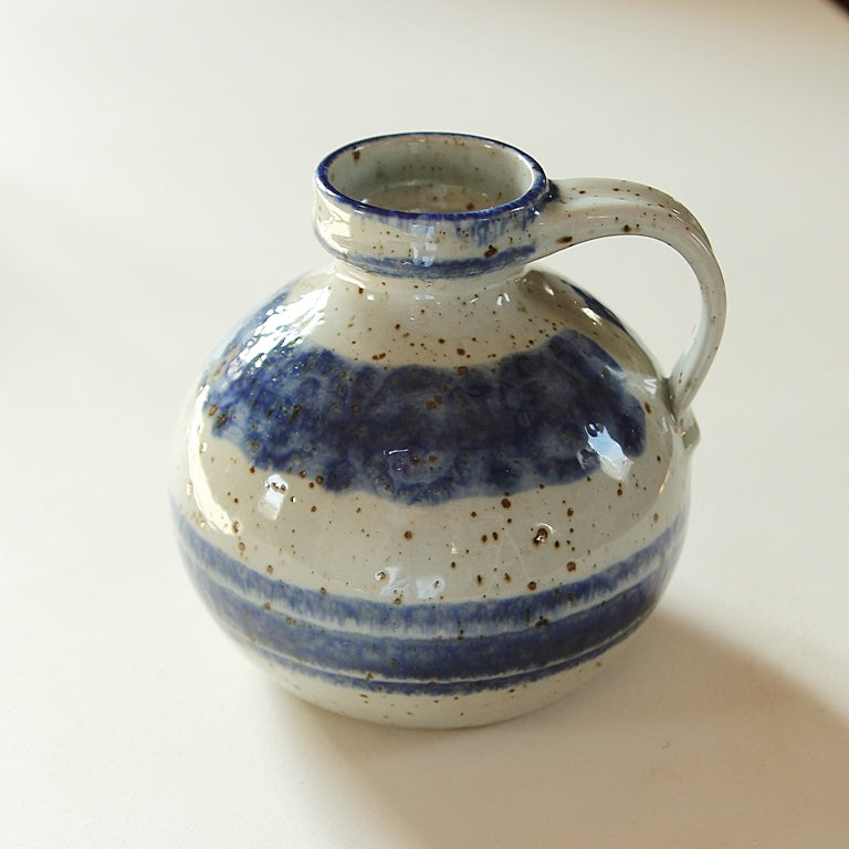 Vintage Keramikvase – Töpferei Massemühle Wagner, Deutschland (1960er–70er Jahre)