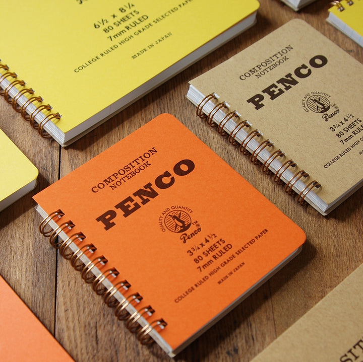 Cahier de composition à spirale - Orange
