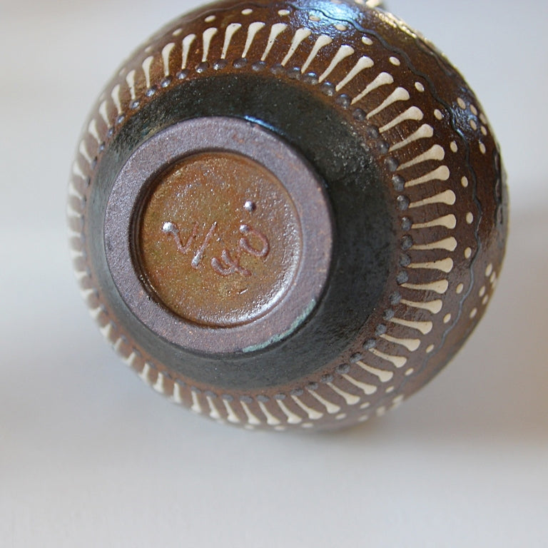 Vintage Studiokeramik Krug – Handdekoriert