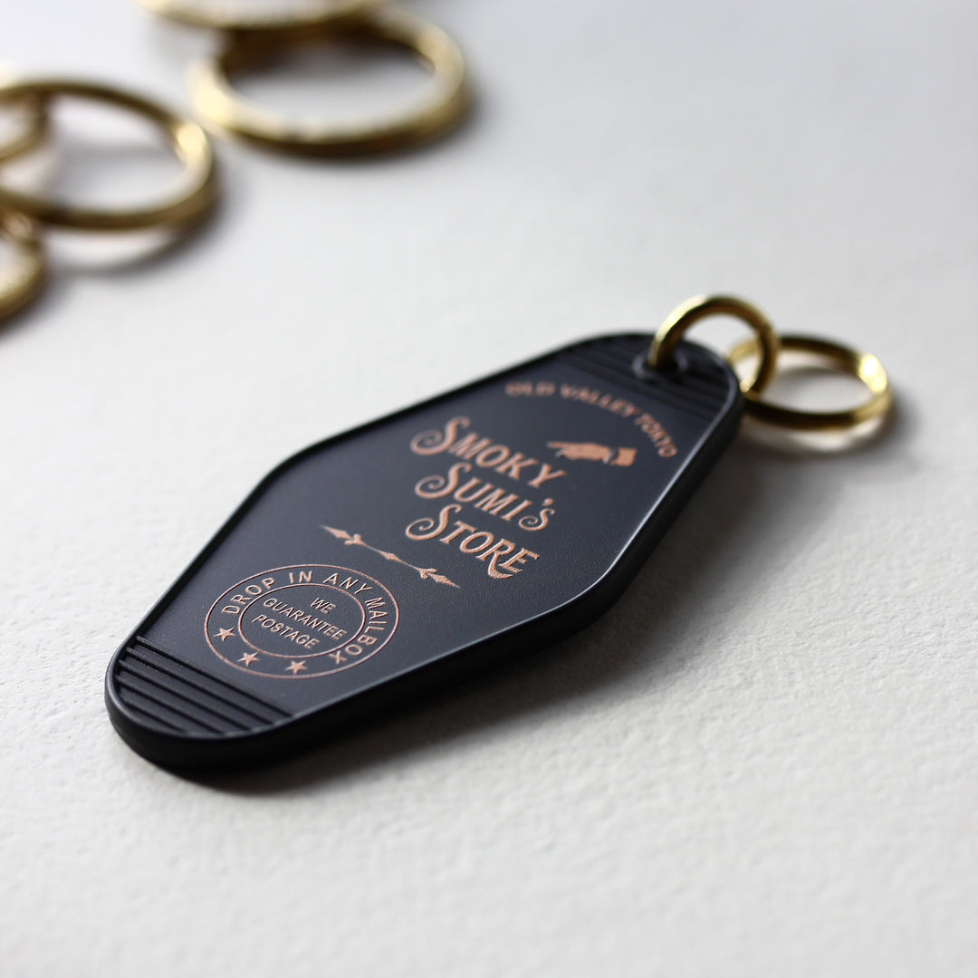 Key Tag Black - Acrylic