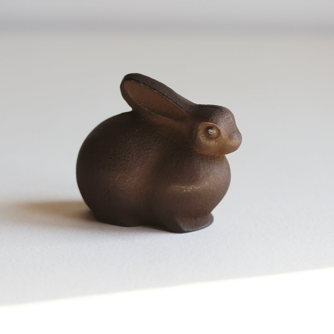 Iwachu Cast Iron Paperweight Rabbit