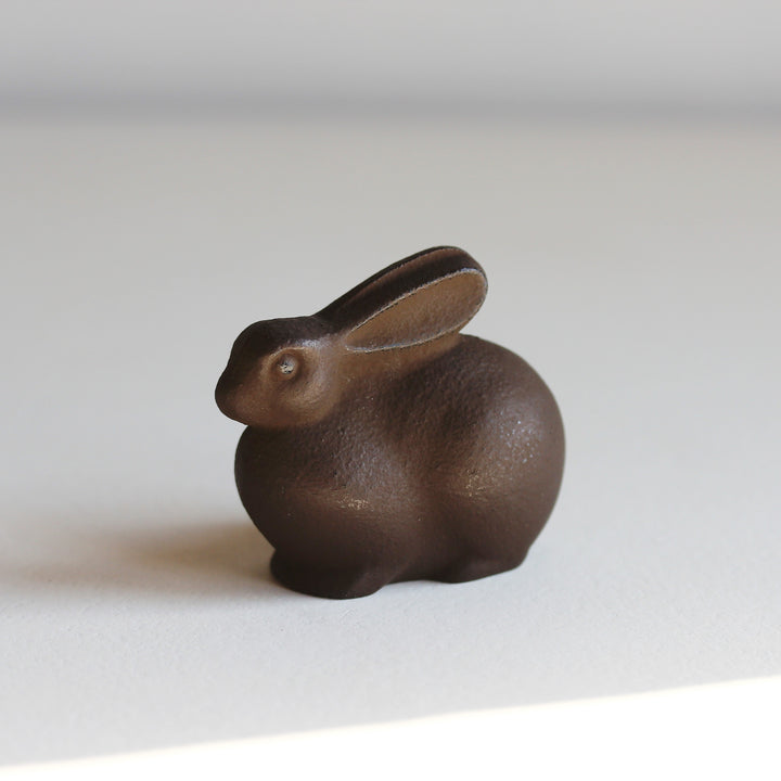 Iwachu Cast Iron Paperweight Rabbit