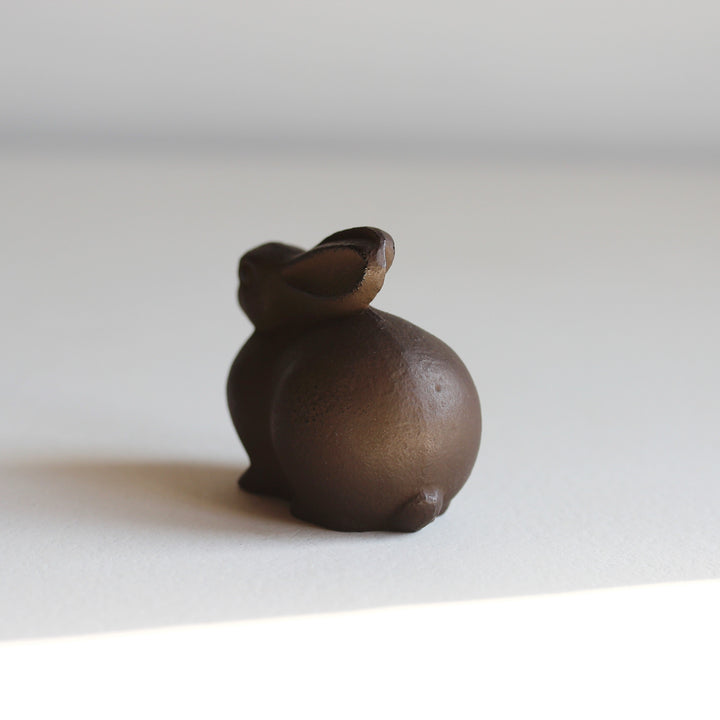 Iwachu Cast Iron Paperweight Rabbit