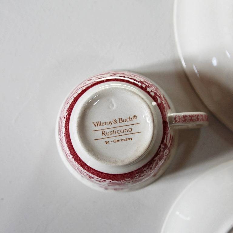 Vintage Kaffee-Set „Rusticana“ – Villeroy & Boch (3-teilig)
