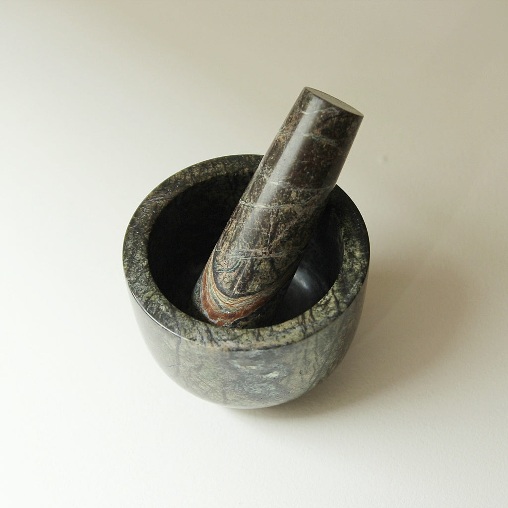 Forest Green Marble Mortar