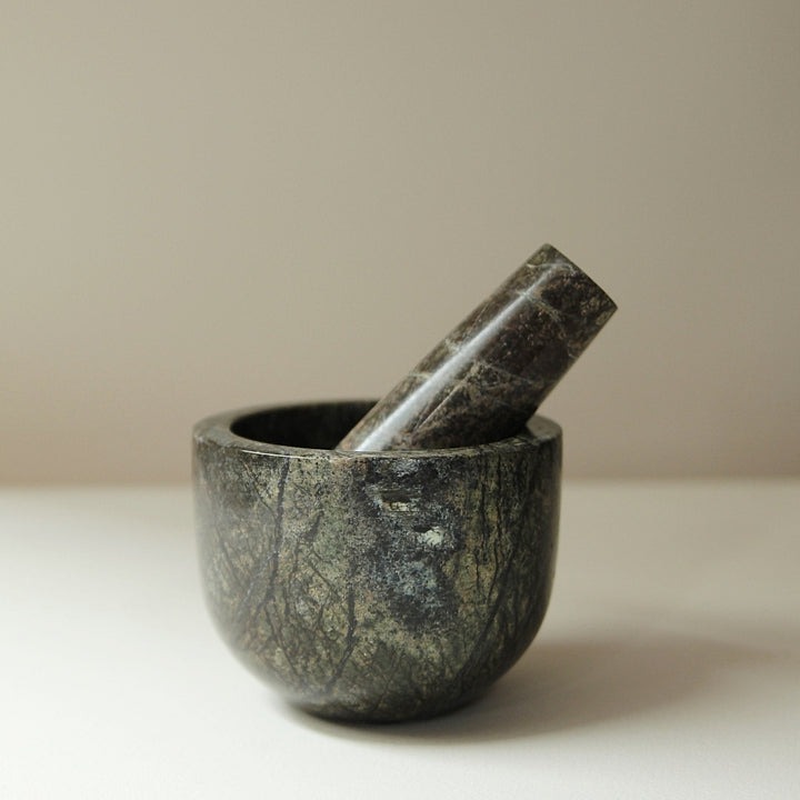 Forest Green Marble Mortar