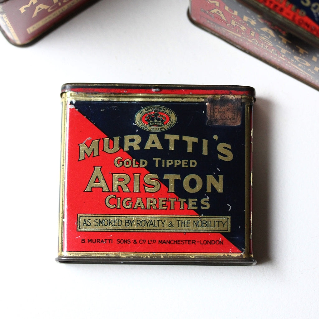 Boîte à cigarettes Muratti’s Ariston - Années 1930-50