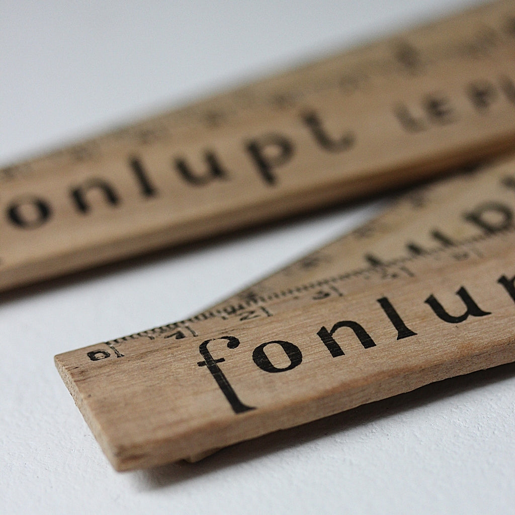 Fonlupt Wooden Ruler