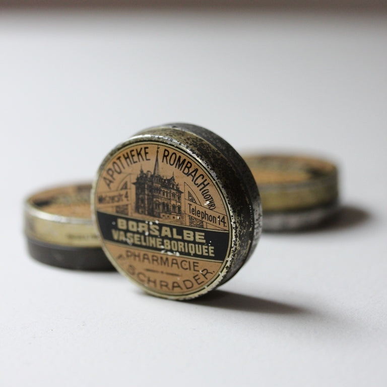 Antike Apotheken-Blechdose (1930–40er)