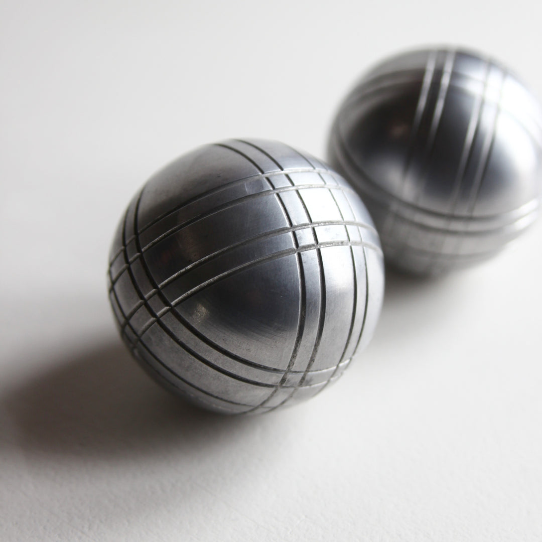 Französisches Boule-Set mit Lederhalter – Petite Boule