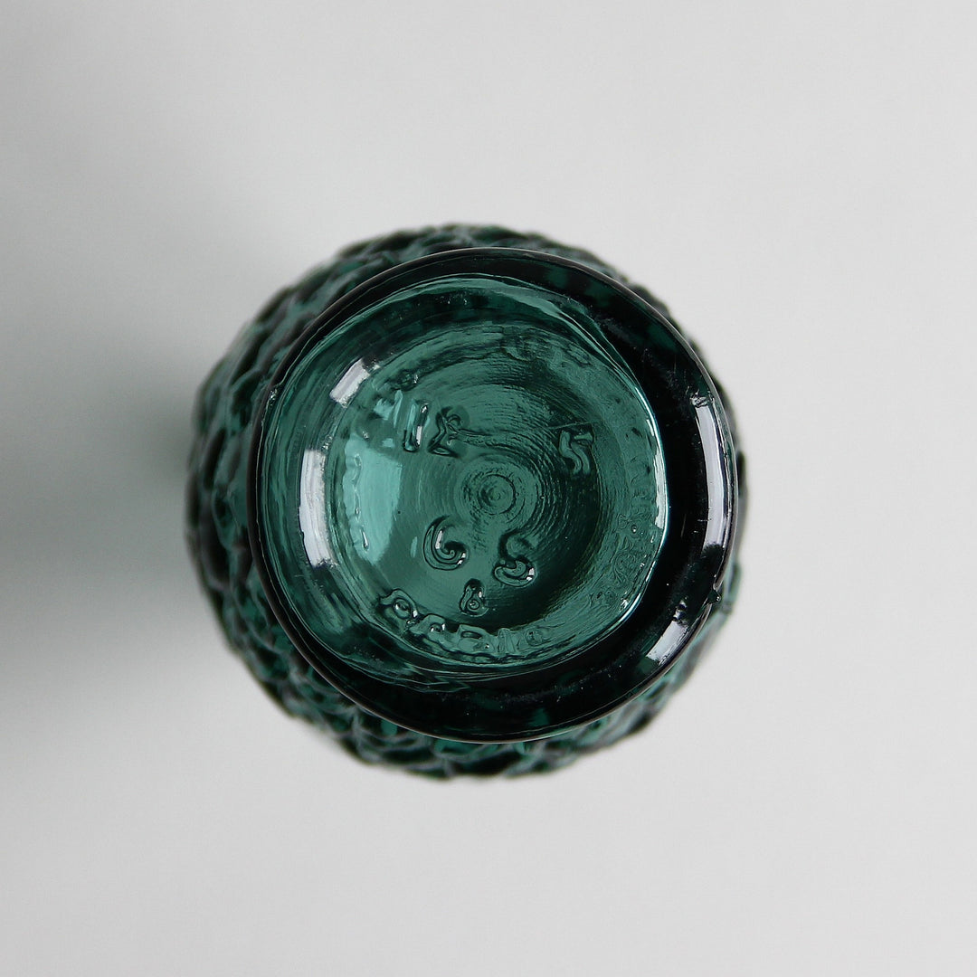 Kleine Glasvase aus französischer Saftflasche – 1960er Jahre