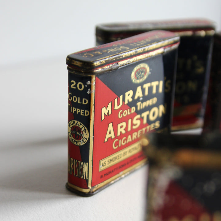 Muratti’s Ariston Zigarettendose – England, 1930er–1950er Jahre
