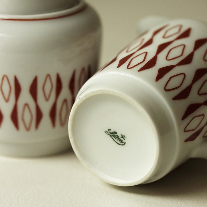 Vintage Zucker Milch Set – Jettin Porzellan 1960er