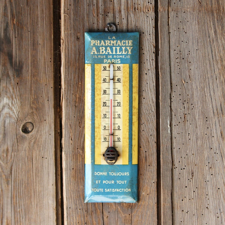 Emaille Thermometer Paris – Pharmacie Bailly