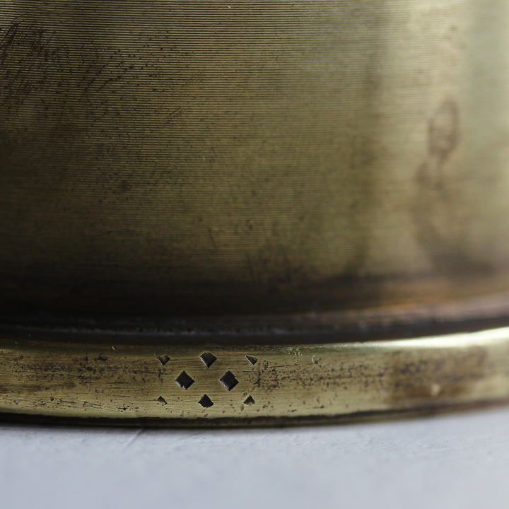 WWII Trench Art Aschenbecher aus Messing – US Army, 1944