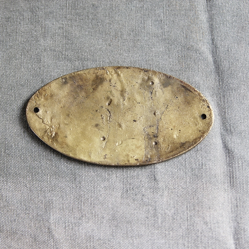 Messingschild „Petit Coin“ – Frankreich 1930er Jahre